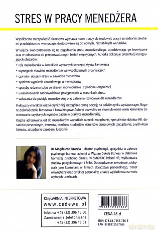 Stres w pracy menedżera [KSIĄŻKA]