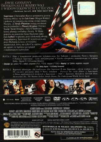 Superman 2 edycja specjalna [2DVD]