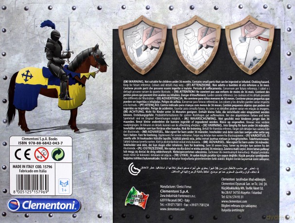 CLEMENTONI Szkicownik - Epoka Rycerzy