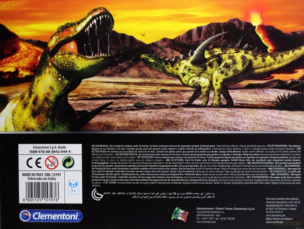 CLEMENTONI Szkicownik - Przygody Dinozaurów