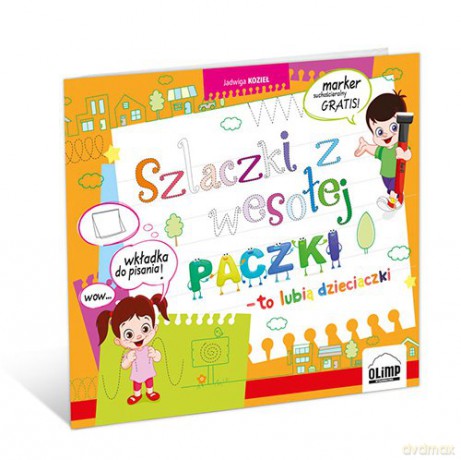 Szlaczki z wesołej PACZKI to lubią dzieciaczki [KSIĄŻKA]