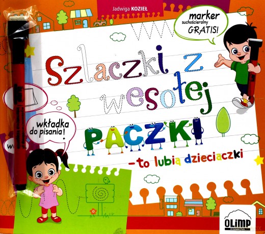 Szlaczki z wesołej PACZKI to lubią dzieciaczki [KSIĄŻKA]