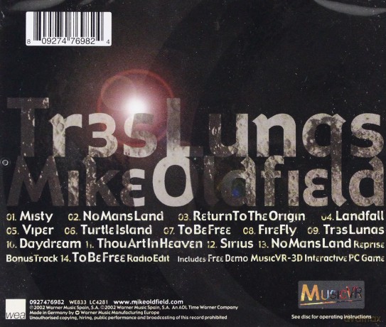 Mike Oldfield: Tres Lunas [CD]