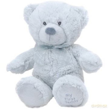 Średni, niebieski Mój pierwszy miś 23 cm