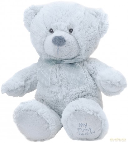 Średni, niebieski Mój pierwszy miś 23 cm