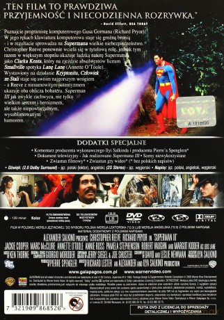 Superman 3 edycja specjalna [DVD]