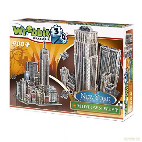 TACTIC 900 el. Wrebbit puzzle 3D New York Midtown [PUZZLE]