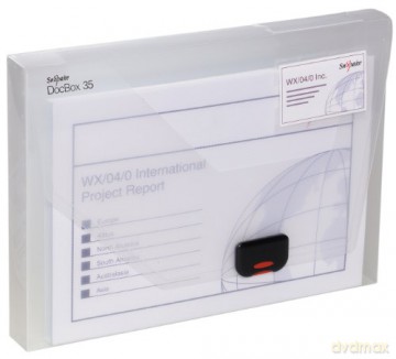 Teczka box 7131 z zatrzaskowym zamknięciem