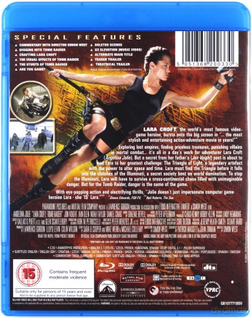 Lara Croft - Tomb Raider: Uncut Edition [Blu-Ray]