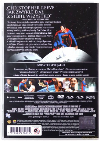 Superman 4 edycja specjalna [DVD]
