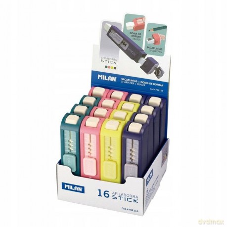 Temperówko-Gumka Stick (16 szt.)