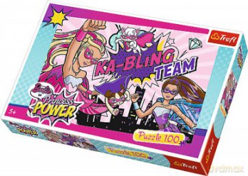 TREFL 100 el. - Barbie - super księżniczka [PUZZLE]