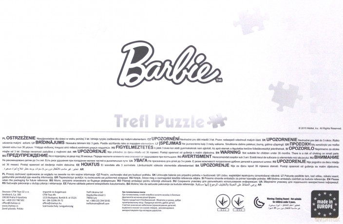 TREFL 100 el. - Barbie - super księżniczka [PUZZLE]