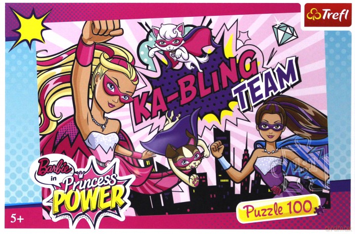TREFL 100 el. - Barbie - super księżniczka [PUZZLE]