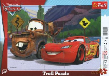 TREFL 20 el. Puzzle ramkowe Cars 2 [PUZZLE]