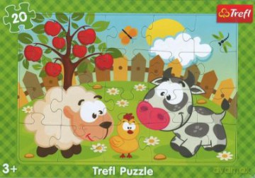 TREFL 20 el. Puzzle ramkowe Farma [PUZZLE]