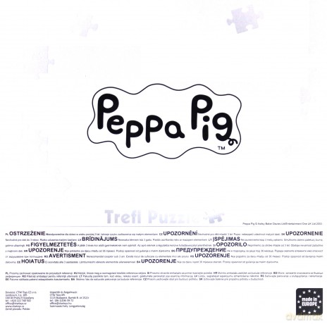 TREFL 3 w 1 Zabawy w szkole Świnka Peppa [PUZZLE]