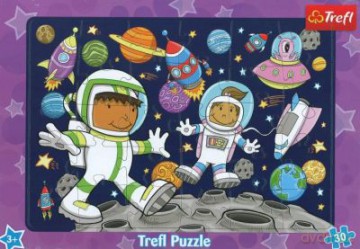 TREFL 30 el. Puzzle ramkowe Kosmos [PUZZLE]