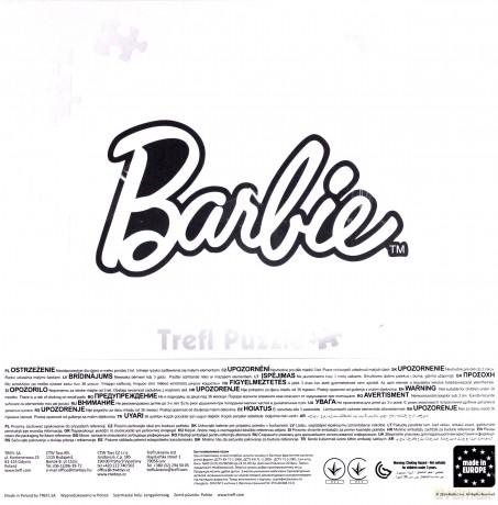 TREFL 4 w 1 Barbie i jej super przyjaciele [PUZZLE]