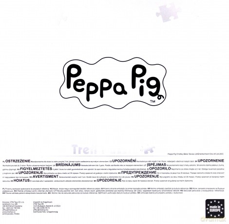 TREFL 4 w 1 Podróże Peppy [PUZZLE]