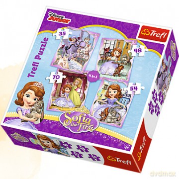 TREFL 4 w 1 Wesoły dzień Zosi Jej Wysokość Zosia [PUZZLE]