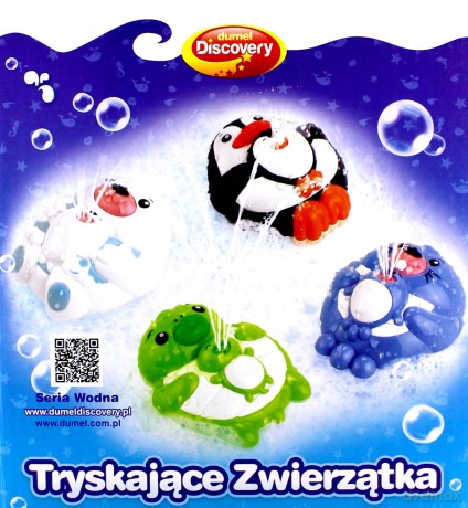 Tryskające zwierzątka różne rodzaje