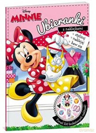 Ubieranki z naklejkami. Minnie [KSIĄŻKA]