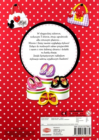 Ubieranki z naklejkami. Minnie [KSIĄŻKA]