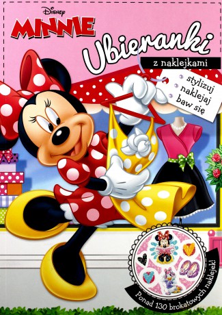 Ubieranki z naklejkami. Minnie [KSIĄŻKA]