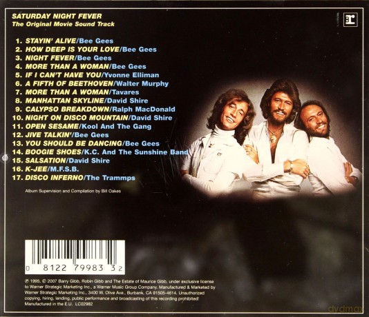 Saturday Night Fever soundtrack (Gorączka Sobotniej Nocy) (Bee Gees) [CD]