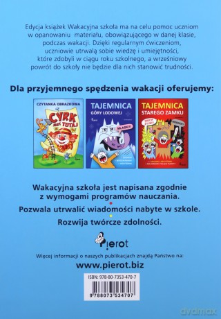 Wakacyjna szkoła klasa III [KSIĄŻKA]