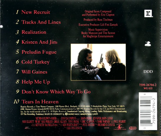 Rush soundtrack (W Matni) (Eric Clapton) [CD]