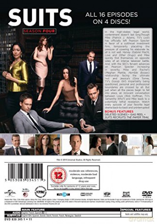 Suits Season 4 (W Garniturach Sezon 4) [4DVD]