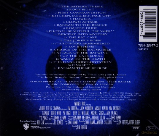 Batman soundtrack (Danny Elfman) [CD]