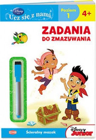 Zadania do zmazywania. Jake i piraci z Nibylandii [KSIĄŻKA]