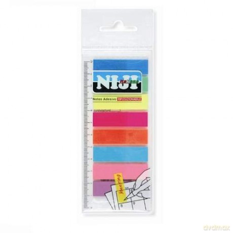 Zakładki indeks.samoprz.mix 5 kol.neon klas