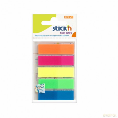 Zakładki indeks.samoprz.mix 5 kol.neon klas