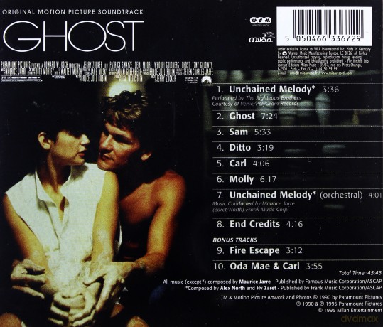 Ghost soundtrack (Uwierz w ducha) (Maurice Jarre) [CD]