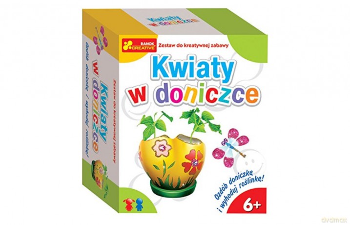 Zestaw do kreatywnej zabawy - Kwiaty w doniczce