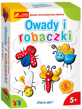 Zestaw do kreatywnej zabawy - Owady i robaczki
