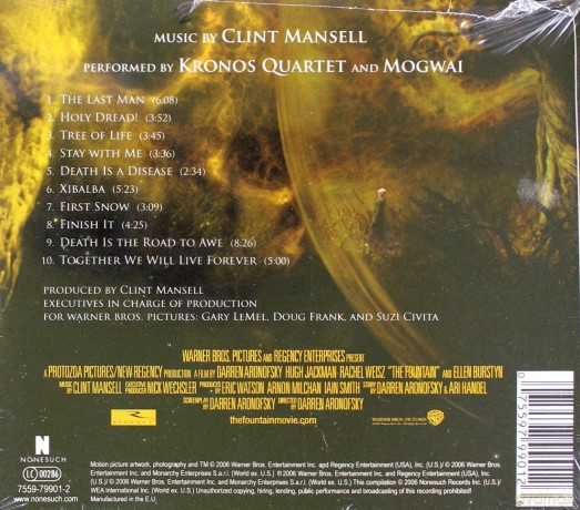 The Fountain soundtrack (Źródło) (Kronos Quartet) [CD]