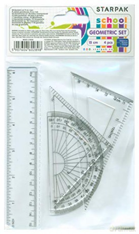 Zestaw geometryczny 4 elementy 15 cm