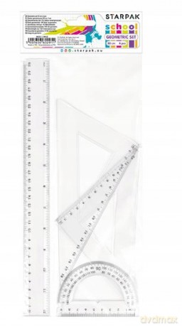 Zestaw geometryczny 4 elementy 30 cm