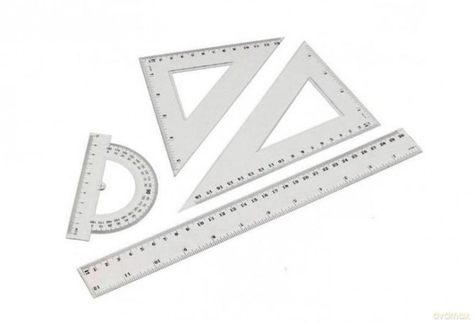 Zestaw geometryczny 4 elementy 30 cm