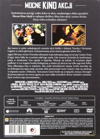 Face off - Bez twarzy (Mocne Kino Akcji) [DVD]
