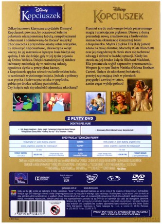 Kopciuszek (Disney) Kolekcja [BOX] [2DVD]