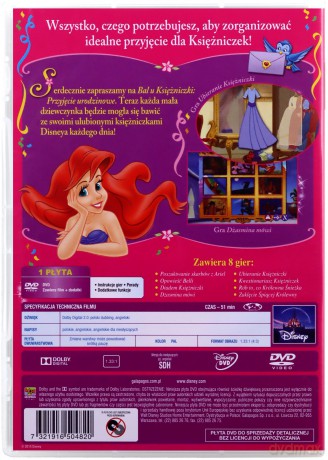 Bal u księżniczki: Przyjęcie urodzinowe [DVD]