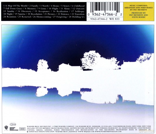 A Map Of The World soundtrack (Mapa Świata) (Pat Metheny) [CD]