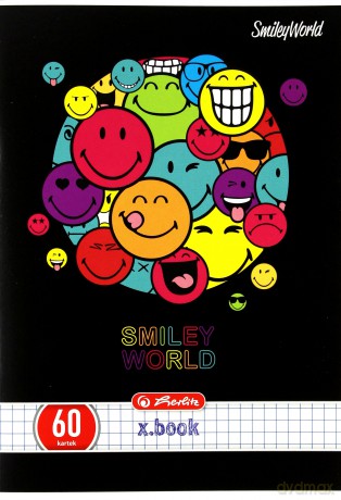Zeszyt A5/60K kratka Smiley (5 szt.)