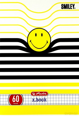 Zeszyt A5/60K kratka Smiley (5 szt.)